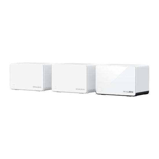 Obrázek MERCUSYS Halo H85X(3- pack) WiFi6 Mesh (AX3000, 2, 4GHz/ 5GHz, 1 x 2, 5GbELAN/ WAN, 2xGbELAN/ WAN)