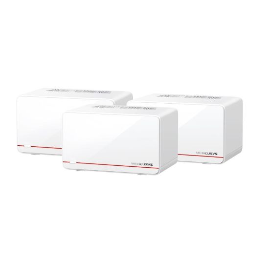 Obrázek MERCUSYS Halo H37BE(3- pack) WiFi7 Mesh (BE6500, 2, 4GHz/ 5GHz, 2 x 2, 5GbELAN/ WAN, 1xGbELAN/ WAN)