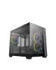 Obrázek DEEPCOOL Case CG330 3F, mATX, Průhledná bočnice, 3x120mm ARGB Fan, černá
