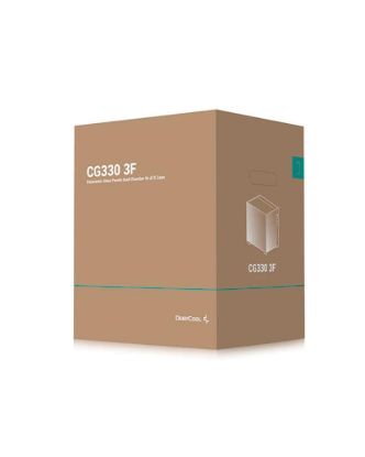 Obrázek DEEPCOOL Case CG330 3F, mATX, Průhledná bočnice, 3x120mm ARGB Fan, černá