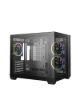Obrázek DEEPCOOL Case CG330 3F, mATX, Průhledná bočnice, 3x120mm ARGB Fan, černá