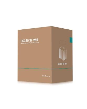 Obrázek DEEPCOOL Case CG330 3F, mATX, Průhledná bočnice, 3x120mm ARGB Fan, bílá
