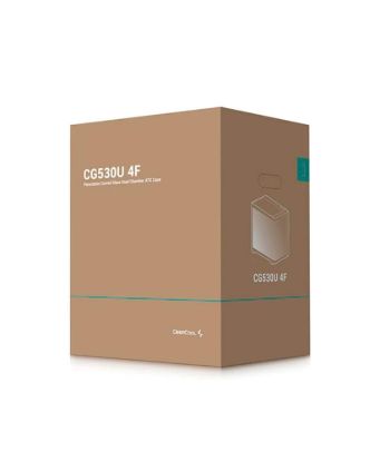 Obrázek DEEPCOOL Case CG530U 4F, ATX, Průhledná bočnice, 4 x 120mm ARGB Fan, černá