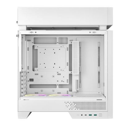 Obrázek DEEPCOOL Case CL660 WH, ATX, Průhledná bočnice, bílá