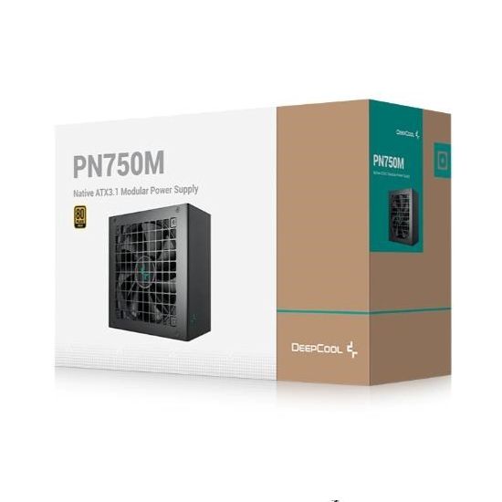 Obrázek DEEPCOOL zdroj 750 W PN750M, 120mm, 80+ Gold , ATX 3.1, černá