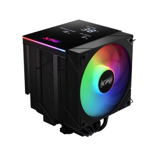 Obrázek ADATA XPG Chladič CPU MAESTRO PLUS 62DA, 2 x 120 mm, ARGB, LGA 1851, AM5, černá