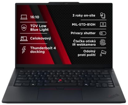 Obrázek LENOVO NTB ThinkPad E14 G7 - Ultra5 226V, 14" 2.8K 120 Hz, 16 GB, 512SSD, FHD+IRcam, W11P