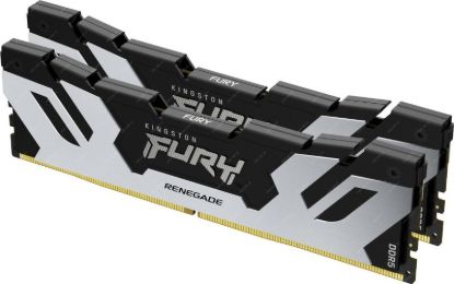 Obrázek KINGSTON DIMM DDR5 96 GB (Kit of 2) 6000MT/ s CL32 FURY Renegade Silver XMP