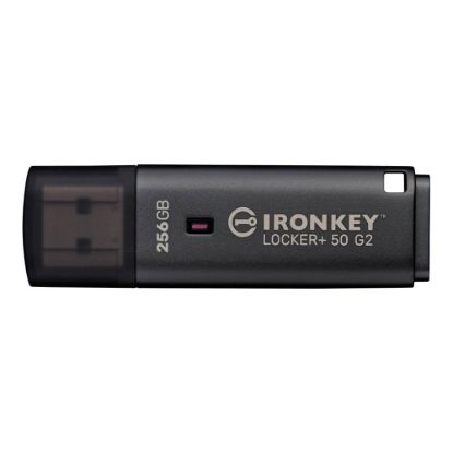 Obrázek Kingston Flash Disk 256 GB IronKey Locker Plus 50 G2, FIPS 197, AES- 256