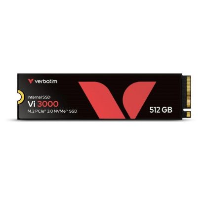 Obrázek VERBATIM SSD Vi3000 Internal PCIe NVMe M.2 SSD 512 GB , W 2500/ R 3300 MB/ s