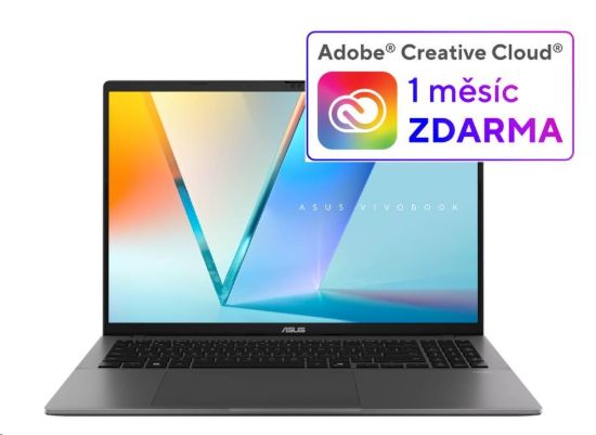 Obrázek ASUS NTB Vivobook S16 (S3607AA- OLED066 W), Ultra 5 325, 16" 1920 x 1200, 32 GB, 1 TB SSD, Intel Arc, W11 Home, Gray