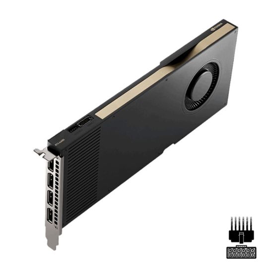 Obrázek PNY VGA NVIDIA RTX A4000 16G, 16G GDDR6, 4xDP