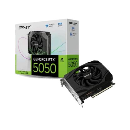 Obrázek PNY VGA Nvidia GeForce RTX 5050 8 GB Single Fan, RTX 5050, 8 GB GDDR6, 3xDP, 1xHDMI