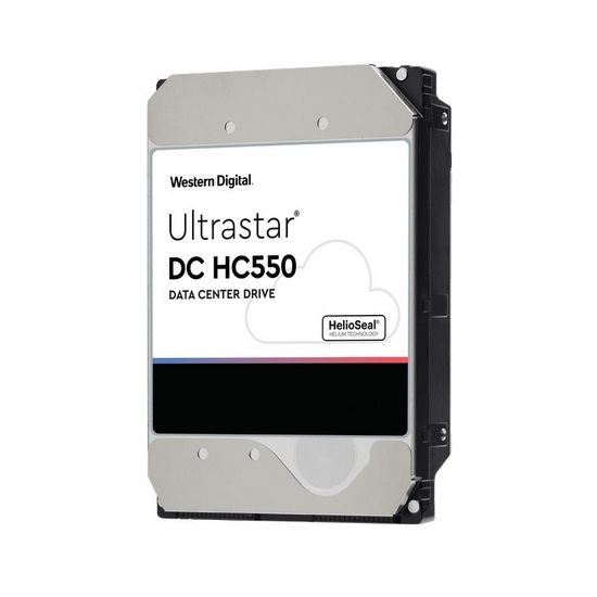 Obrázek Western Digital Ultrastar DC HC550 3.5in 26.1MM 16000GB 512MB 7200RPM SATA ULTRA 512E TCG NP3