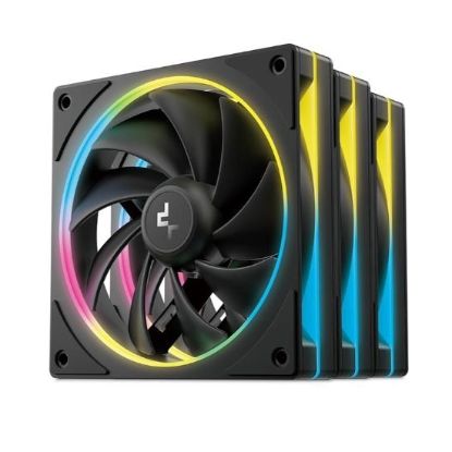Obrázek DEEPCOOL Ventilátor FL12 SE 3v1, 3 x 120mm, ARGB, černá