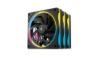 Obrázek DEEPCOOL Ventilátor FL12 SE 3v1, 3 x 120mm, ARGB, černá
