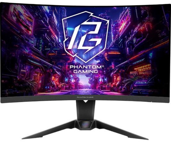 Obrázek ASROCK LCD - 27" Gaming monitor PG27QRT2A, 2560 x 1440 QHD, 180 Hz, 5000: 1, 300cd/ m2, 1 ms, 2xHDMI, 1xDP