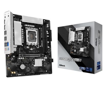 Obrázek ASRock MB Sc LGA1851 H810M- X Gen5, Intel H810, 2xDDR5, 1xDP, 1xHDMI, mATX