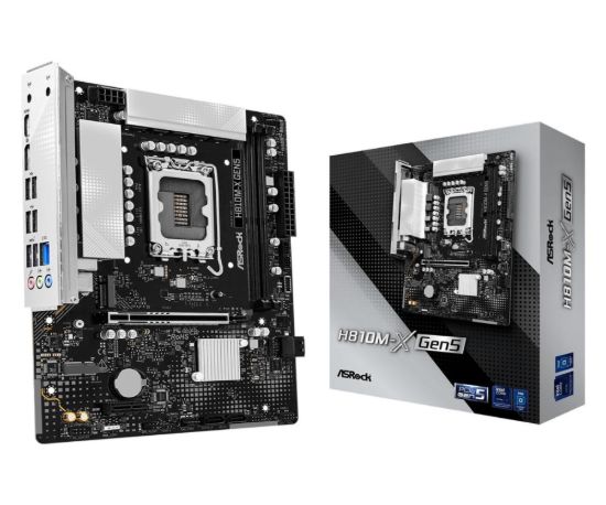 Obrázek ASRock MB Sc LGA1851 H810M- X Gen5, Intel H810, 2xDDR5, 1xDP, 1xHDMI, mATX