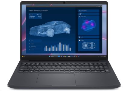 Obrázek DELL NTB Pro Max 16 MC16255/ AMD Ryzen AI 7 PRO/ 32 GB/ 512SSD/ 16" FHD+/ RTX PRO500/ 130 W Type- C/ WLAN/ Bck Kb/ W…