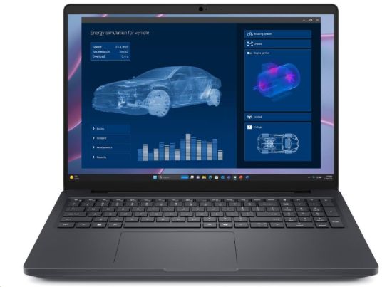 Obrázek DELL NTB Pro Max 16 MC16255/ AMD Ryzen AI 7 PRO/ 32 GB/ 512SSD/ 16" FHD+/ RTX PRO500/ 130 W Type- C/ WLAN/ Bck Kb/ W…