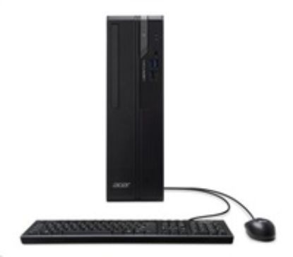 Obrázek ACER PC Veriton VX2720G, i3- 14100, 8 GB DDR4, 256 GB M.2 SSD, Wifi, DVD±RW, USB KB+mouse, W11P, 180 W, Black