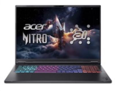 Obrázek ACER NTB Nitro 18 AI (AN18- 61- R013), AI 9 365, 18" 2560 x 1600, 32 GB, 1 TB SSD, RTX 5070, W11 Home, Obsidian Black