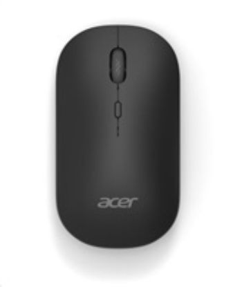 Obrázek ACER bezdrátová myš Wireless Mouse AMR130, dual mode 2.4GHz + BT 5.2, 4 tlačítka, 1600dpi, 125 Hz, 30 IPS, Černá