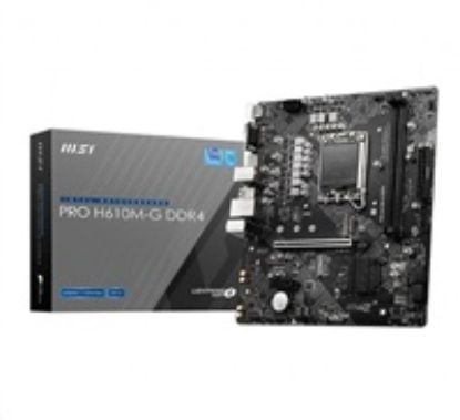 Obrázek MSI MB Sc LGA1700 PRO H610M- G DDR4, Intel H610, 2xDDR4, 1xDP, 1xHDMI, 1xVGA, mATX
