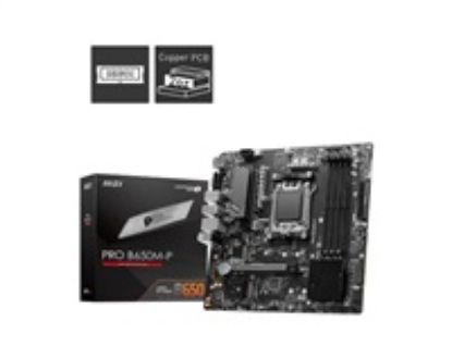 Obrázek MSI MB Sc AM5 PRO B650M- P, AMD B650, 4xDDR5, 1xDP, 1xHDMI, 1xVGA, mATX