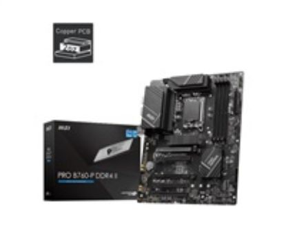 Obrázek MSI MB Sc LGA1700 PRO B760- P DDR4 II, Intel B760, 4xDDR4, 1xDP, 1xHDMI