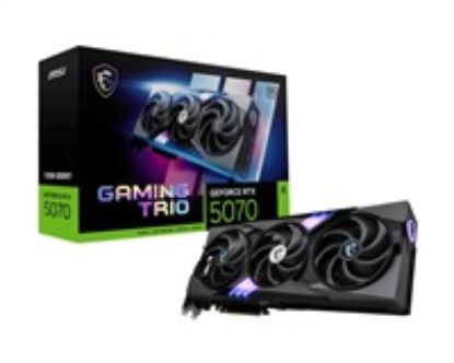 Obrázek MSI VGA NVIDIA GeForce RTX 5070 12G GAMING TRIO OC, RTX 5070, 12 GB GDDR7, 3xDP, 1xHDMI