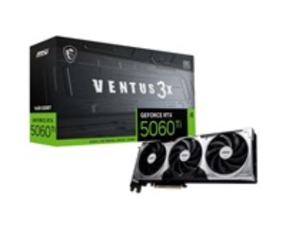 Obrázek MSI VGA NVIDIA GeForce RTX 5060 Ti 16G VENTUS 3X OC, RTX 5060 Ti, 16 GB GDDR7, 3xDP, 1xHDMI