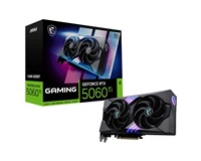 Obrázek MSI VGA NVIDIA GeForce RTX 5060 Ti 16G GAMING OC, RTX 5060 Ti, 16 GB GDDR7, 3xDP, 1xHDMI