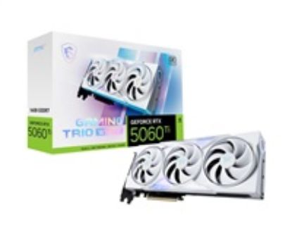Obrázek MSI VGA NVIDIA GeForce RTX 5060 Ti 16G GAMING TRIO OC WHITE, RTX 5060 Ti, 16 GB GDDR7, 3xDP, 1xHDMI