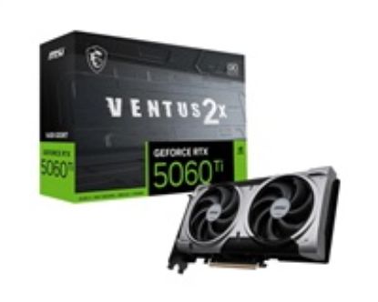 Obrázek MSI VGA NVIDIA GeForce RTX 5060 Ti 16G VENTUS 2X OC PLUS, RTX 5060 Ti, 16 GB GDDR7, 3xDP, 1xHDMI