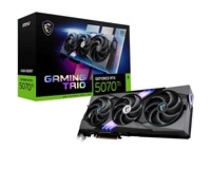 Obrázek MSI VGA NVIDIA GeForce RTX 5070 Ti 16G GAMING TRIO OC, RTX 5070 Ti, 16 GB GDDR7, 3xDP, 1xHDMI