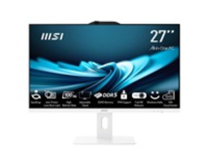 Obrázek MSI PC AiO PRO AP272P 14M- 606XEU, i5- 14400, 27" FHD, Anti- Glare, Non- touch, 8 GB, 512 GB SSD, N/ A, No OS, White