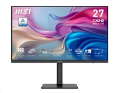 Obrázek MSI LCD Modern MD272UPHW, 27", 3840 x 2160, IPS, 60 Hz, 4 ms, VESA 75 x 75, White
