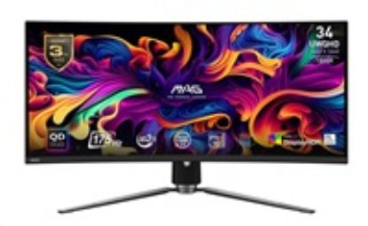 Obrázek MSI LCD MAG 341CQP QD- OLED, 34", 3440 x 1440, QD- OLED, 0, 03 ms, VESA 100 x 100, Black