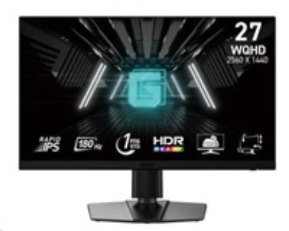 Obrázek MSI LCD G272QPF E2, 27", 2560 x 1440, Rapid IPS, 180 Hz, 1 ms, VESA 100 x 100, Black