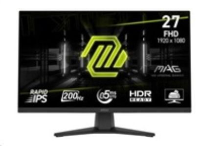 Obrázek MSI LCD MAG 272F, 27", IPS, FHD, 200 Hz, 0, 5 ms, Black