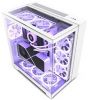 Obrázek NZXT skříň H9 Elite dvoukomorová ATX / 3xRGB 120 mm / 1x 120mm fan / prosklená / RGB&fan controler / bílá