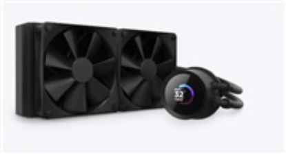 Obrázek NZXT vodní chladič Kraken 240 / 2 x 120mm fan / LCD disp. / 6 let / LGA1851 / AM5