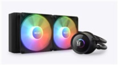Obrázek NZXT vodní chladič Kraken 280 RGB / 2 x 140mm fan / LCD disp. / 6 let / LGA1851 / AM5