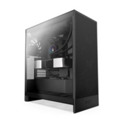 Obrázek NZXT skříň H7 Flow edition / ATX / 3x 120 mm fan / USB- C / 2x USB / prosklená bočnice / mesh panel / černá
