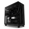 Obrázek NZXT skříň H6 Flow dvoukomorová / MidT / 3 x 120mm fan / 2xUSB 3.2 / USB- C / prosklená bočnice i čelo / černá