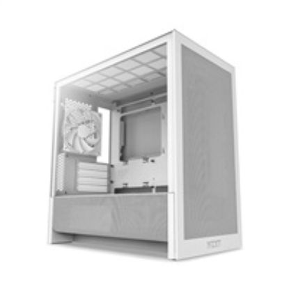 Obrázek NZXT skříň H3 Flow / microATX / 1 x 120mm / USB / USB- C / bílá