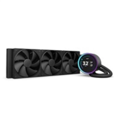Obrázek NZXT vodní chladič Kraken 360 ELITE / 3 x 120mm fan / 4- pin PWM / LCD disp. / 6 let