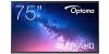 Obrázek Optoma 5753RK IFPD 75" - interaktivní dotykový, 4K UHD, multidotyk 40prstu, Android 13, 8 GB RAM / 64 GB ROM